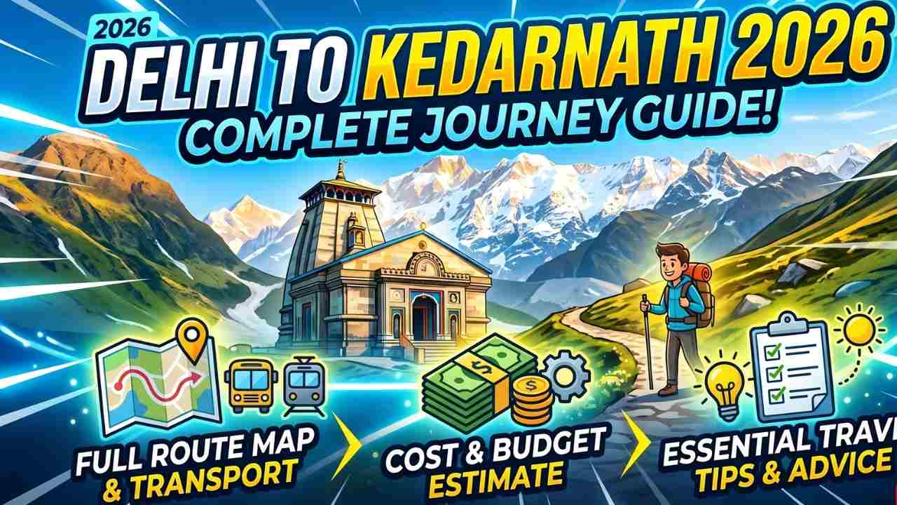 Delhi to Kedarnath Journey Plan 2026