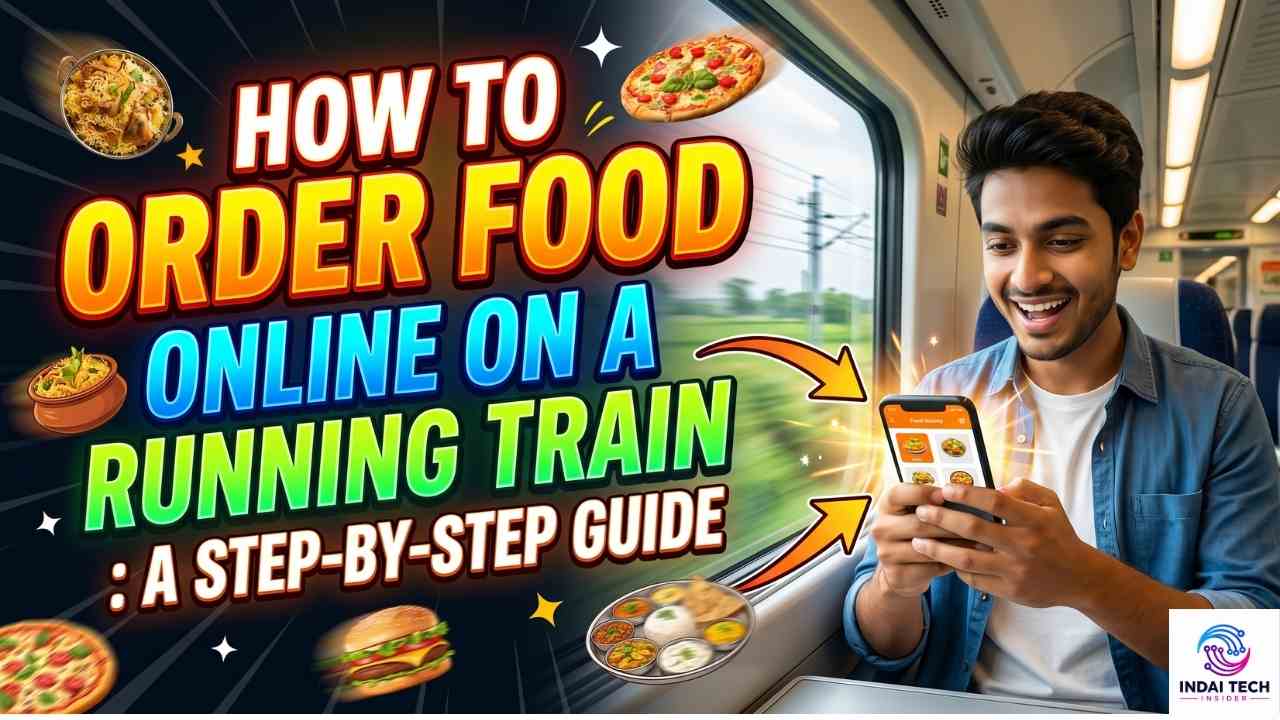 Order Food Online on a Running Train