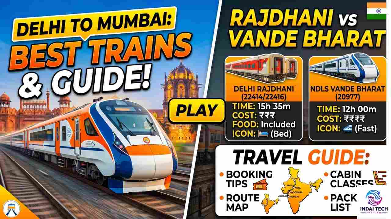 Train from Delhi to Mumbai